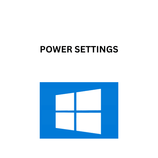 40.POWER SETTINGS